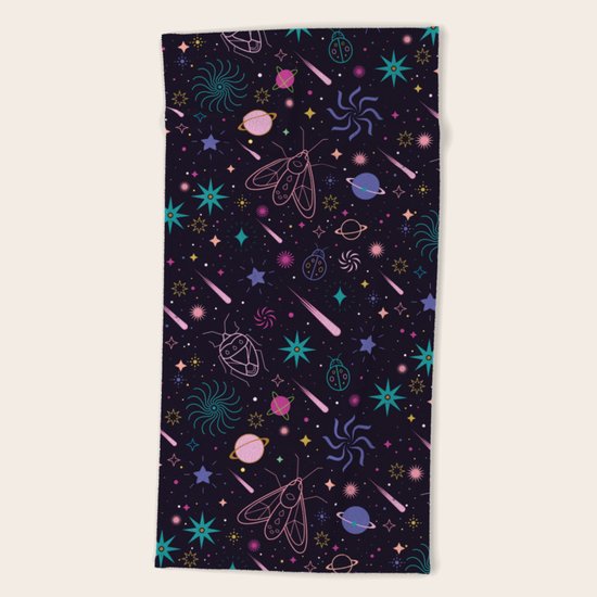 Bug Galaxy Beach Towel
