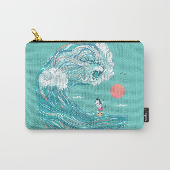 surfing zebra Carry-All Pouch