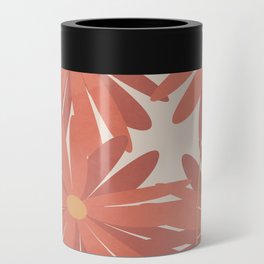 Pink Flowers 2 Can Cooler