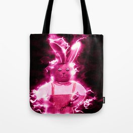 pink energy bunny Tote Bag