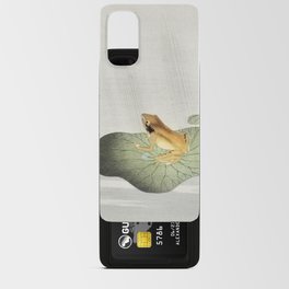 Frog On Lotus Leaf  Android Card Case