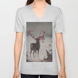 Rudolph uprising V Neck T Shirt