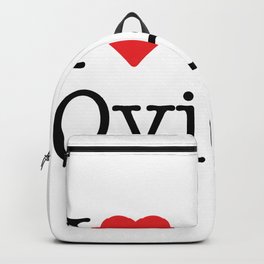 I Heart Ovid, MI Backpack