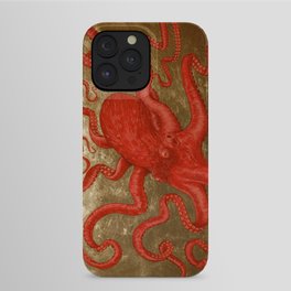 Red Octopus iPhone Case