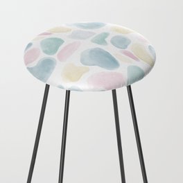 Candy Watercolors Counter Stool