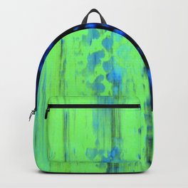 Gerhard Richter Inspired Urban Rain 2 - Modern Art Backpack