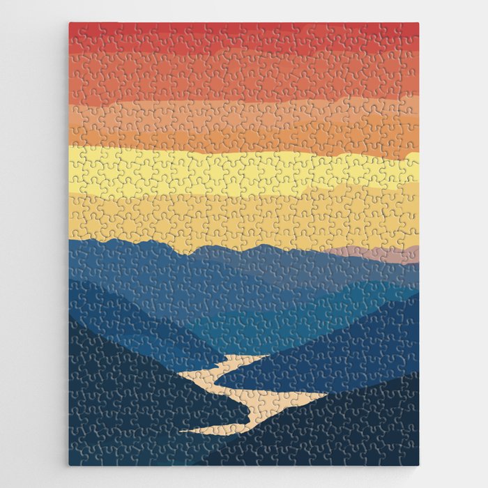 Sunset Valley Jigsaw Puzzle