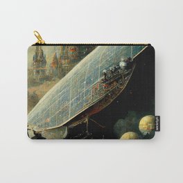 Victorian age technology colonizing the solar system Carry-All Pouch | Vintage, Scifi, Space, Victorianage, Ai, Retro, Painting, Digital, Painitng 