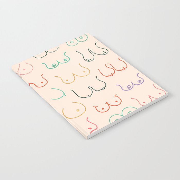 Pastel Boobs Drawing Notebook