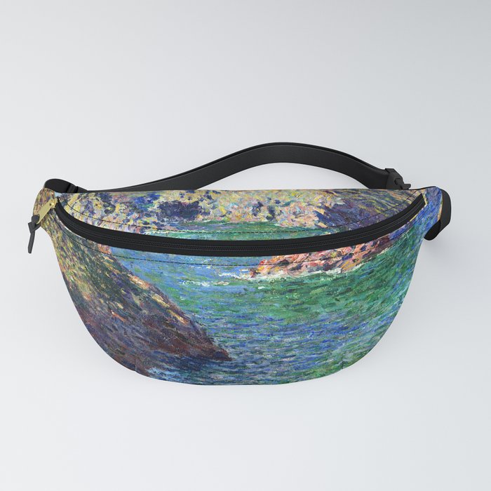 Claude Monet Seashore at Belle Isle Fanny Pack