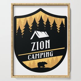 Zion camping trip Serving Tray