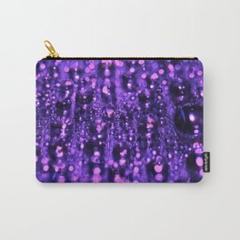 Purple Fractal Carry-All Pouch