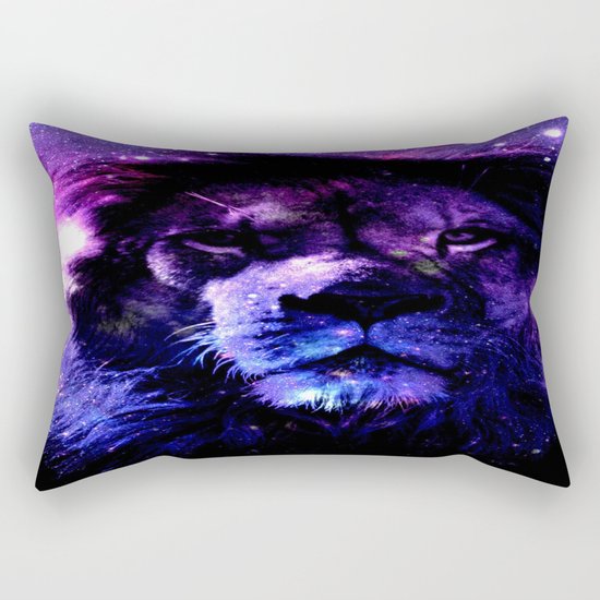 Lion leo purple Rectangular Pillow