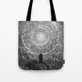 The Divine Comedy, Paradise, Canto 31 by Gustave Dore Tote Bag
