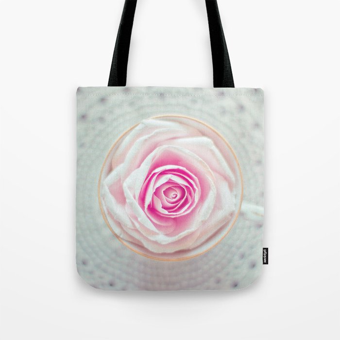 A Cup Of Rose Tote Bag
