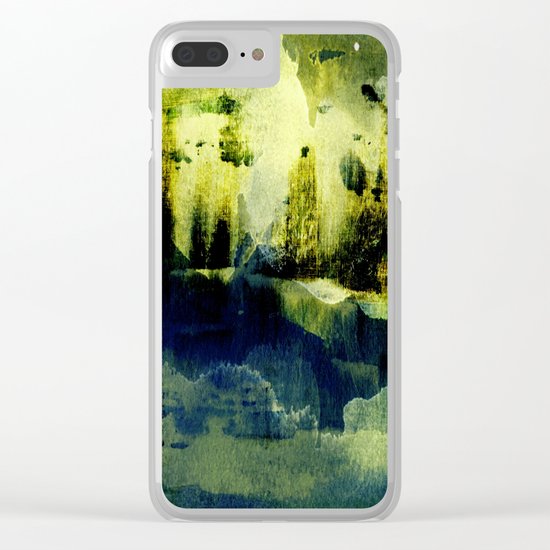 abstract landscape with light Clear iPhone Case