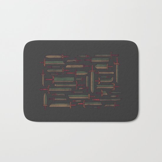 Bunch of Blades Bath Mat