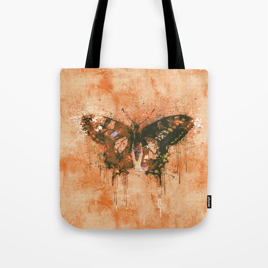 artistic watercolor butterfly painting artwork Tote Bag