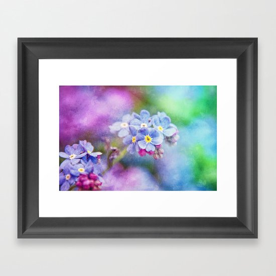FORGET-ME-NOT Framed Art Print