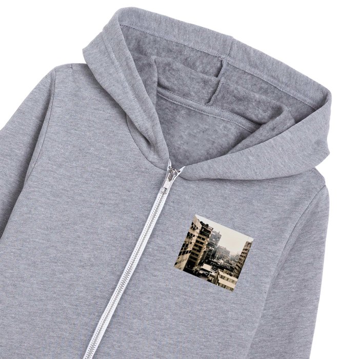 Cairo Downtown Tower Blocks, Egypt Kids Zip Hoodie