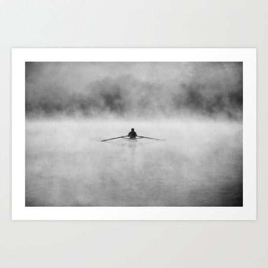 Rowing On The Chattahoochee Art Print