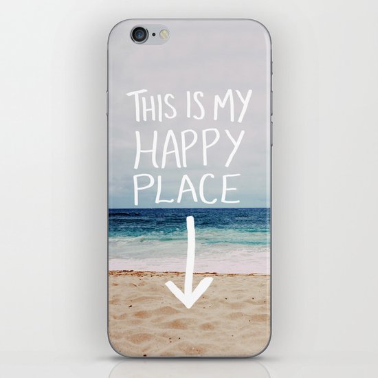 My Happy Place (Beach) iPhone Skin