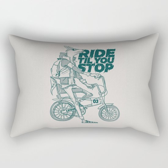 Ride or Don't! Rectangular Pillow