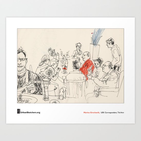 Marina Grechanik, "Meal" Art Print