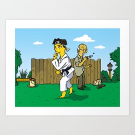 Karate Master Art Print