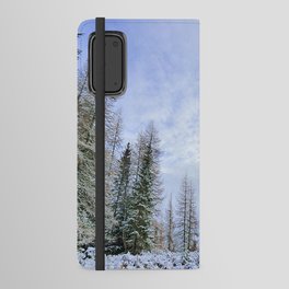 Winter Nature Walk in the Scottish Highlands in Expressive and Afterglow Android Wallet Case