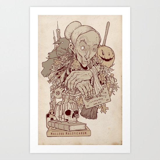 Double double toil and trouble Art Print