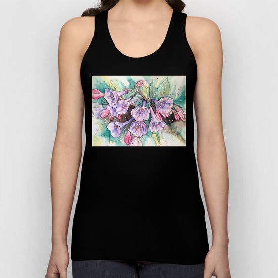 virginia bluebells Unisex Tank Top