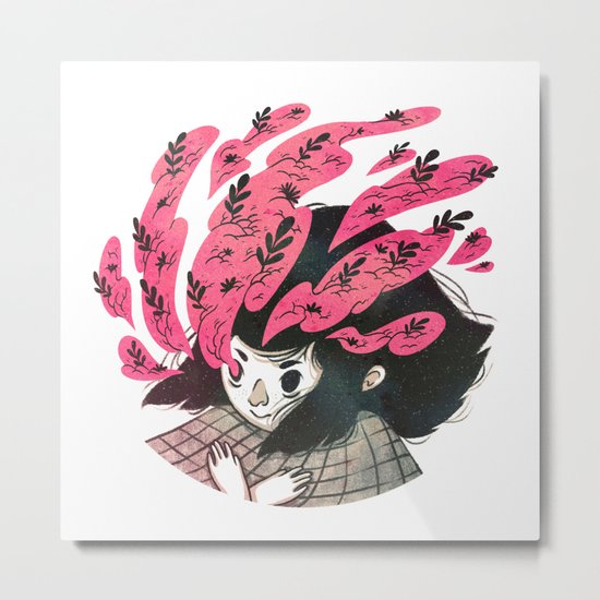 Nature vs Nurture Metal Print