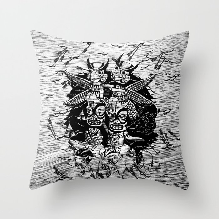 The Myth of Totummy Throw Pillow