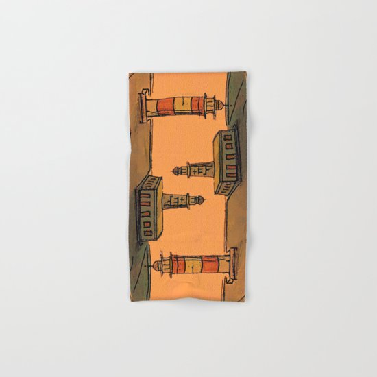 In Love with the Sea / Lighthouses Fuencaliente Hand & Bath Towel