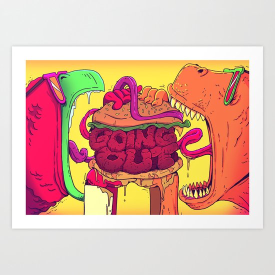 CHOMP! Art Print