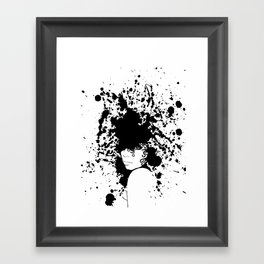 Raye 6 Splatter Framed Art Print