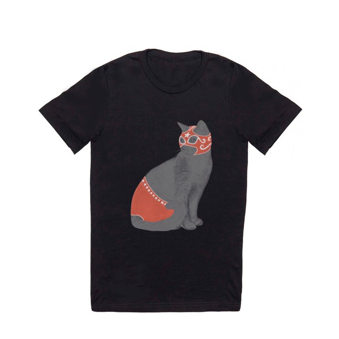 Cat Wrestler T Shirt