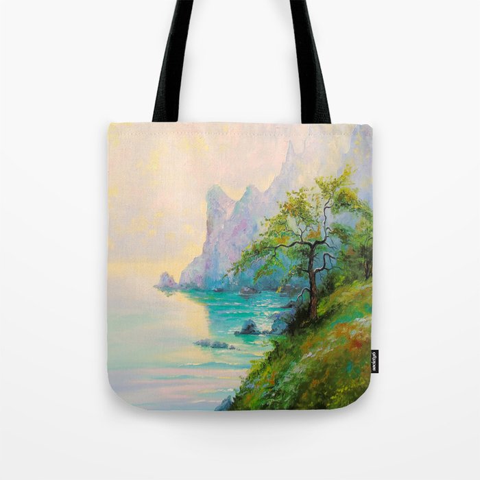 Morning by the sea Tote Bag