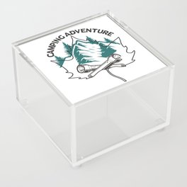 everything hiking and adventure let the journey begin  Acrylic Box