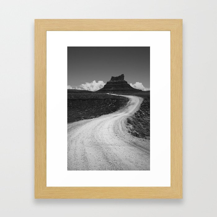 Desert Road Framed Art Print