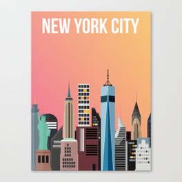 New York Cityscape Canvas Print