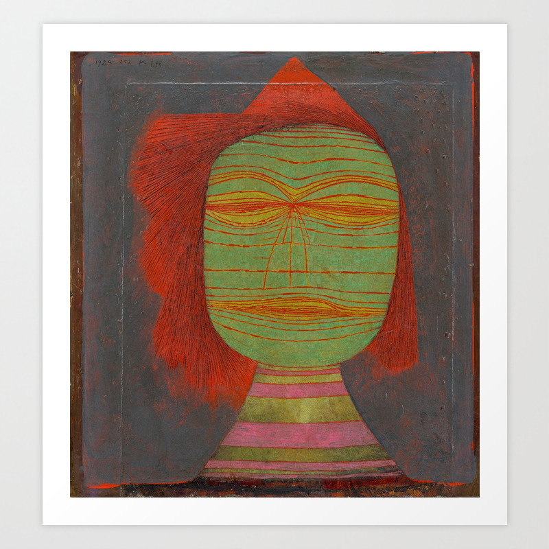 fontein Uitlijnen wekelijks Paul Klee - Schauspieler Maske - Actor's Mask Art Print by ArtExpression |  Society6