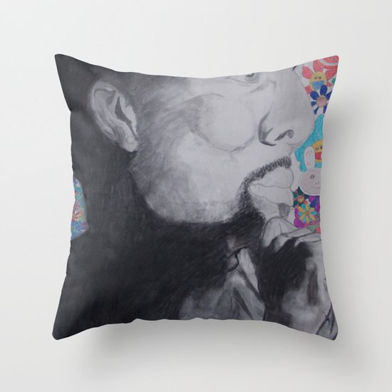 Common Murakami Throw Pillow