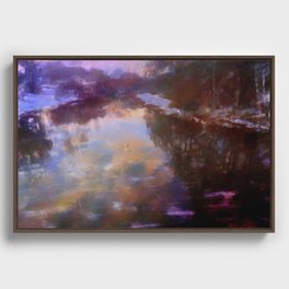  La grande rivière  Framed Canvas