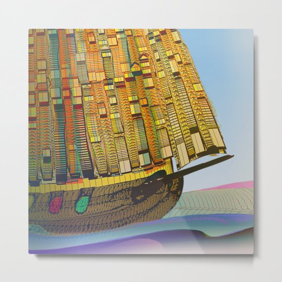 Sailing to the Summer Metal Print