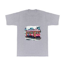 Bokeh Streetcar T Shirt | City, Bokehlights, Neworleans, Color, Transportation, Streetcar, Photo, Overlay, Nola, Trolley 