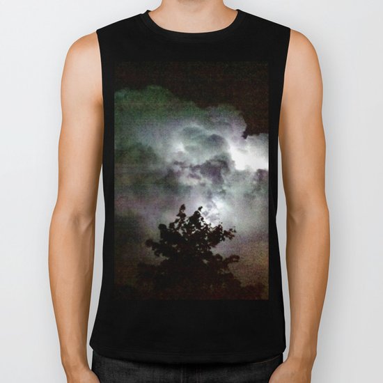 thunder cloud. Biker Tank