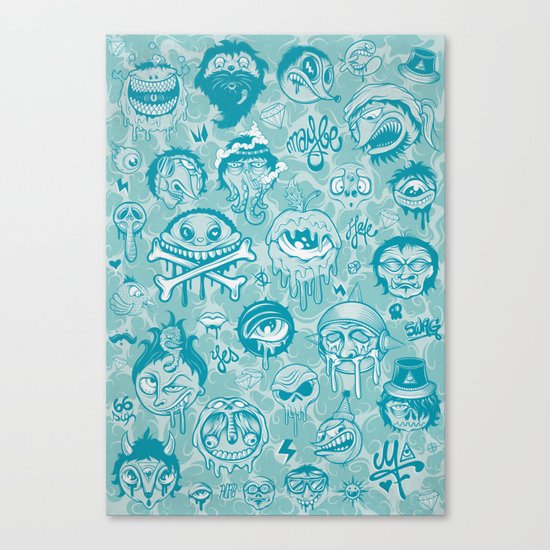 Characters Canvas Print