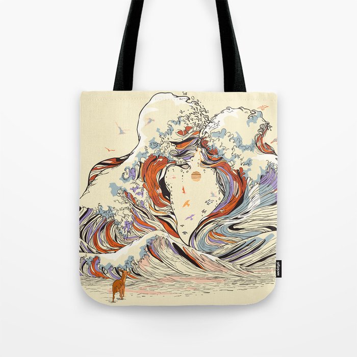 The Wave of Love Tote Bag